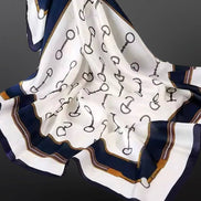 Western Equestrian Snaffle Bit Satin Scarf Wild Rag