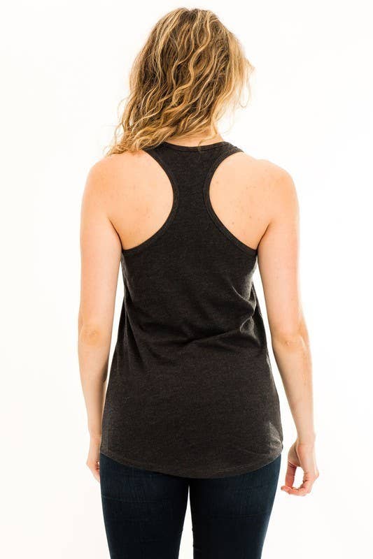 Women Fit Fitted Racerback Tank Top
