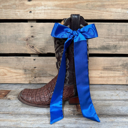 Electric Blue Western Skinny Mini Wild Rag Scarf / Cowgirl Necktie  #TW308